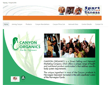 Tablet Screenshot of canyon.co.za